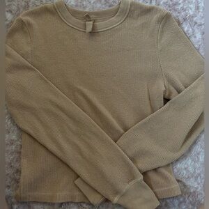 Never Worn SKIMS Ribbed Long Sleeve